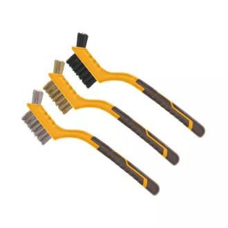 INGCO Sada drôtových kefiek 3 kusy 180 mm