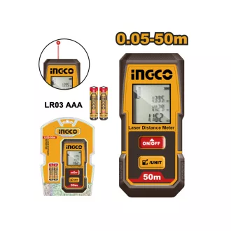 INGCO Laserový diaľkomer 0,05-50 m