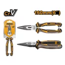 INGCO Dlhonosá kliešte 160 mm CrV