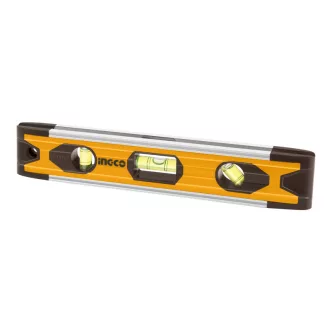 INGCO Mini vodováha 225 mm 3 libely magnetické