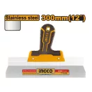 INGCO Stierka pre stenu 300 mm inox s mäkkou rukoväťou