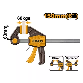 INGCO Jednoručný rýchlozväzáč 150 x 63 mm