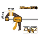 INGCO Jednoručná rýchlo upínacia spona 300 x 63 mm