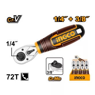   INGCO Mini kľúčový hriadeľ 1/4"-3/8" 140 mm CrV CrMo