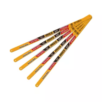   INGCO Ručná kovová píla 300 / 12 mm 24 TPI bimetál (5 ks)