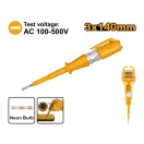 INGCO Fázová ceruzka 3 x 140 mm