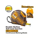 INGCO Meracie pásma 3 m x 16 mm gumené