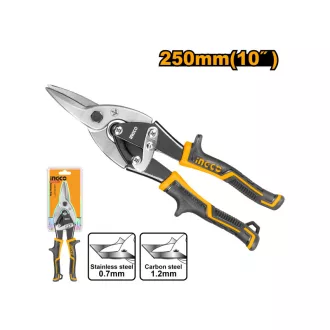 INGCO Nožnice na plech priame 250 mm