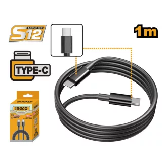 INGCO Nabíjací kábel 1 m 3A (USB-C do USB-C)