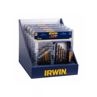   IRWIN Sada špirálových vrtákov 15 kusov HSS PRO valcové (1,5-10 mm)