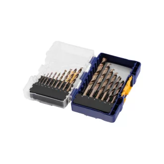 IRWIN Sada vrtákov 15 dielna Cobalt valcová (1,5-10 mm)