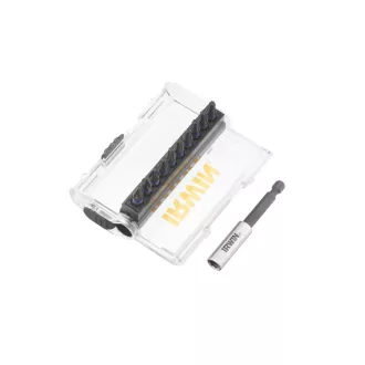  Sada bitov IRWIN Impact Pro Bit 10 kusov 25 mm (3 x PZ2, 4 x TX20, 3 x TX25) + držiak bitov