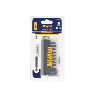   Sada bitov IRWIN Impact Pro Bit 10 kusov 25 mm (3 x PZ2, 4 x TX20, 3 x TX25) + držiak bitov