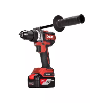   DCK Akumulátorová príklepová vŕtačka-skrutkovač 160 Nm bezuhlíková 20 V (1 x 5,0 Ah batéria + nabíjačka)