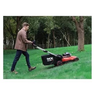  DCK Samochozí akumulátorová kosačka 550 mm 58 V bezuhlíková (1 x 6,0 Ah akumulátor + nabíjačka)