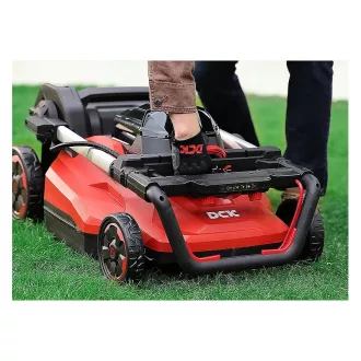   DCK Samochozí akumulátorová kosačka 550 mm 58 V bezuhlíková (1 x 6,0 Ah akumulátor + nabíjačka)