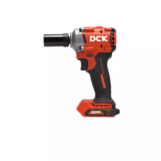   DCK Akumulátorový rázový skrutkovač 1/2" 358 Nm bez uhlíkov 20 V (bez batérie a nabíjačky)