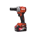 DCK Bezuhlíkový akumulátorový impaktný skrutkovač 1/2" 358 Nm 20 V (2 x 5,0 Ah batéria + nabíjačka)