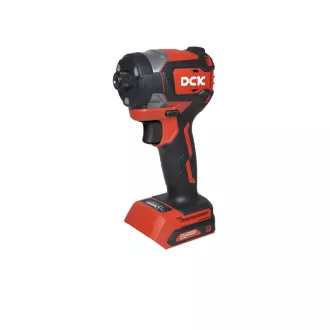   DCK Akumulátorový rázový uťahovák 1/4" 208 Nm bezuhlíkový 20 V (bez batérie a nabíjačky)