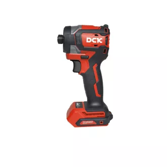   DCK Akumulátorový rázový uťahovák 1/4" 208 Nm bezuhlíkový 20 V (bez batérie a nabíjačky)