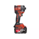 DCK Akumulátorový rázový skrutkovač 1/4" 208 Nm bez uhlíkov 20 V (1 x 4,0 Ah batéria + nabíjačka)