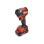 DCK Bezuhlíkový akumulátorový impaktný skrutkovač 1/4" 208 Nm 20 V (2 x 4,0 Ah batéria + nabíjačka)