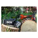 DCK Akumulátorové nožnice 35 mm bez uhlíkových kefiek 20 V (1 x 2,0 Ah akumulátor + nabíjačka)