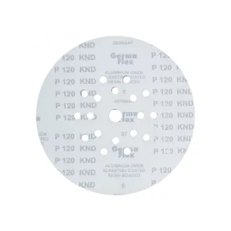   GERMAFLEX Brúsny kotúč na suchý zips 225 mm / P120 18+1 otvorov (5 ks)