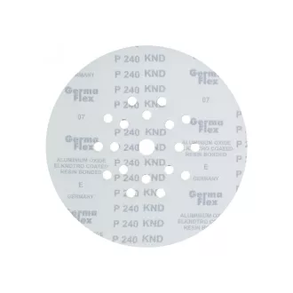   GERMAFLEX Brúsny kotúč na suchý zips 225 mm / P240 18+1 dier (5 ks)