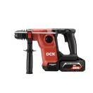 DCK Akumulátorový kombinovaný kladivo 2,8 J SDS-Plus bezuhlíkový 20 V (2 x 6,0 Ah batéria + nabíjačka)