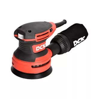 DCK Excentrická brúska 125 mm 380 W s reguláciou otáčok