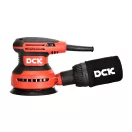 DCK Excentrická brúska 125 mm 380 W s reguláciou otáčok