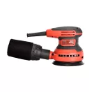 DCK Excentrická brúska 125 mm 380 W s reguláciou otáčok