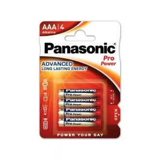   PANASONIC AAA/mikro super odolná alkalická batéria 1,5 V (4ks)