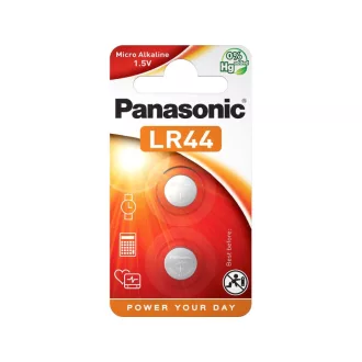 PANASONIC LR44 alkalický gombíkový článok 1,5 V (2 ks)