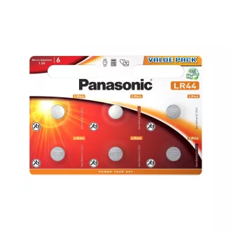 PANASONIC LR44 alkalický gombíkový článok 1,5 V (6 ks)