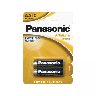   PANASONIC AA/tužková odolná alkalická batéria 1,5 V (2 ks)
