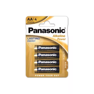   PANASONIC AA/tužková odolná alkalická batéria 1,5 V (4 ks)