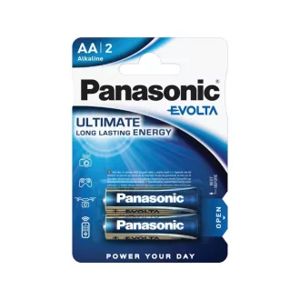   PANASONIC EVOLTA AA/tužková super odolná alkalická batéria 1,5 V (2 ks)