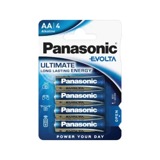   PANASONIC EVOLTA AA/tužková super odolná alkalická batéria 1,5 V (4 ks)