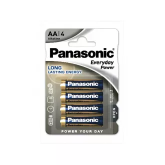   PANASONIC AA/tužková odolná alkalická batéria 1,5 V (4 ks)