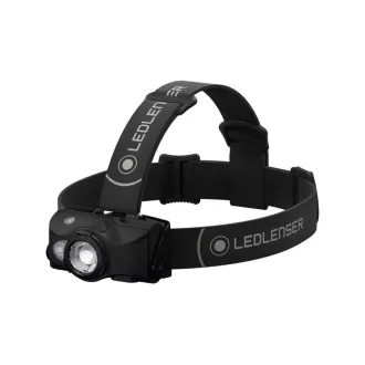   LEDLENSER Nabíjateľná LED čelovka MH8 outdoor 600 lm / 200 m, RGB, 1xLi-ion, čierna