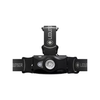   LEDLENSER Nabíjateľná LED čelovka MH8 outdoor 600 lm / 200 m, RGB, 1xLi-ion, čierna