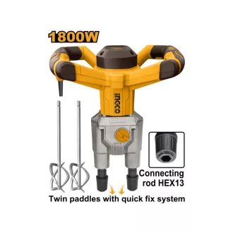 INGCO Dvojvalcový mixér 1800 W