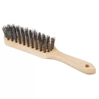 Drôtená kefa s 5-radovou maďarskou drevenou rukoväťou