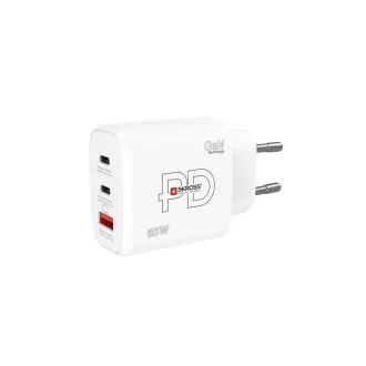 SKROSS GaN Rýchlonabíjačka 65 W PD 2 x USB-C
