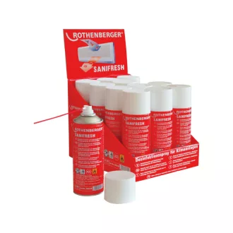   ROTHENBERGER SANIFRESH čistiaci sprej na klimatizáciu v displayi (12 ks)