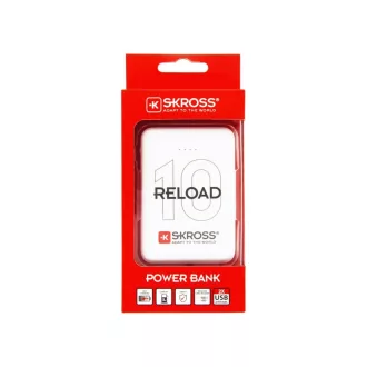 SKROSS Powerbanka 10000 mAh s USB káblom s dvoma výstupmi
