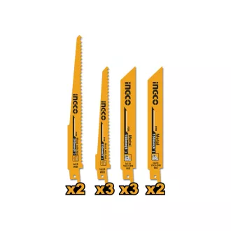 INGCO Sada listov pre reciprokovú pílu (10 ks)