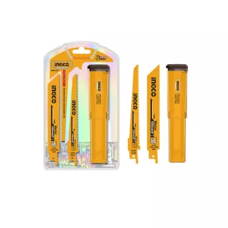   INGCO Sada plátkov na šabľovú pílu v tubusovom držiaku (10 ks)